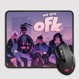 Pastele We Are OFK Custom Mouse Pad Awesome Personalized Printed Computer Mouse Pad Desk Mat PC Computer Laptop Game keyboard Pad Premium Non Slip Rectangle Gaming Mouse Pad