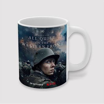 Pastele All Quiet on the Western Front Custom Ceramic Mug Awesome Personalized Printed 11oz 15oz 20oz Ceramic Cup Coffee Tea Milk Drink Bistro Wine Travel Party White Mugs With Grip Handle