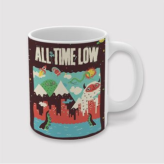 Pastele All Time Low Band Custom Ceramic Mug Awesome Personalized Printed 11oz 15oz 20oz Ceramic Cup Coffee Tea Milk Drink Bistro Wine Travel Party White Mugs With Grip Handle