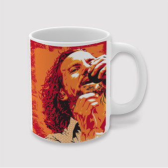 Pastele Eddie Vedder Pearl Jam Custom Ceramic Mug Awesome Personalized Printed 11oz 15oz 20oz Ceramic Cup Coffee Tea Milk Drink Bistro Wine Travel Party White Mugs With Grip Handle