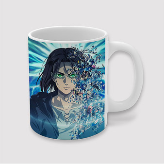 Pastele Eren Yeager Attack on Titan The Final Season Custom Ceramic Mug Awesome Personalized Printed 11oz 15oz 20oz Ceramic Cup Coffee Tea Milk Drink Bistro Wine Travel Party White Mugs With Grip Handle