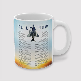 Pastele F 4 Phantom Tell Me How Custom Ceramic Mug Awesome Personalized Printed 11oz 15oz 20oz Ceramic Cup Coffee Tea Milk Drink Bistro Wine Travel Party White Mugs With Grip Handle