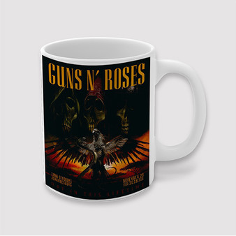 Pastele Guns N Roses Not In This Lifetime Custom Ceramic Mug Awesome Personalized Printed 11oz 15oz 20oz Ceramic Cup Coffee Tea Milk Drink Bistro Wine Travel Party White Mugs With Grip Handle