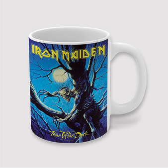 Pastele Iron Maiden Fear Of The Dark Custom Ceramic Mug Awesome Personalized Printed 11oz 15oz 20oz Ceramic Cup Coffee Tea Milk Drink Bistro Wine Travel Party White Mugs With Grip Handle