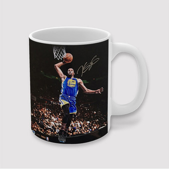 Pastele Kevin Durant Signed Warriors Slam Dunk Custom Ceramic Mug Awesome Personalized Printed 11oz 15oz 20oz Ceramic Cup Coffee Tea Milk Drink Bistro Wine Travel Party White Mugs With Grip Handle