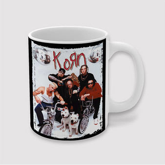 Pastele Korn Band Custom Ceramic Mug Awesome Personalized Printed 11oz 15oz 20oz Ceramic Cup Coffee Tea Milk Drink Bistro Wine Travel Party White Mugs With Grip Handle