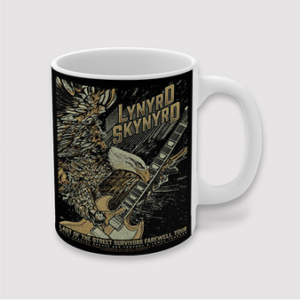 Pastele Lynyrd Skynyrd Bridgestone Arena Custom Ceramic Mug Awesome Personalized Printed 11oz 15oz 20oz Ceramic Cup Coffee Tea Milk Drink Bistro Wine Travel Party White Mugs With Grip Handle