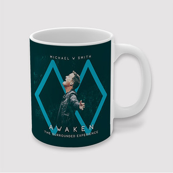 Pastele Michael W Smith Awaken Custom Ceramic Mug Awesome Personalized Printed 11oz 15oz 20oz Ceramic Cup Coffee Tea Milk Drink Bistro Wine Travel Party White Mugs With Grip Handle