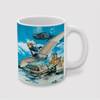 Pastele Nausicaa Of The Valley Of The Wind Poster Custom Ceramic Mug Awesome Personalized Printed 11oz 15oz 20oz Ceramic Cup Coffee Tea Milk Drink Bistro Wine Travel Party White Mugs With Grip Handle