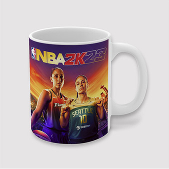 Pastele NBA 2 K23 WNBA Edition Custom Ceramic Mug Awesome Personalized Printed 11oz 15oz 20oz Ceramic Cup Coffee Tea Milk Drink Bistro Wine Travel Party White Mugs With Grip Handle