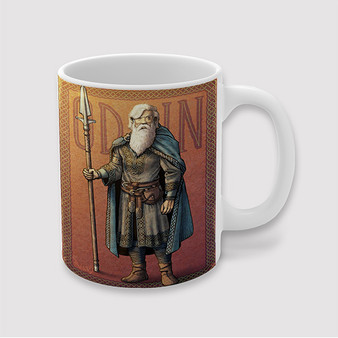 Pastele Odin God of Asgard Custom Ceramic Mug Awesome Personalized Printed 11oz 15oz 20oz Ceramic Cup Coffee Tea Milk Drink Bistro Wine Travel Party White Mugs With Grip Handle
