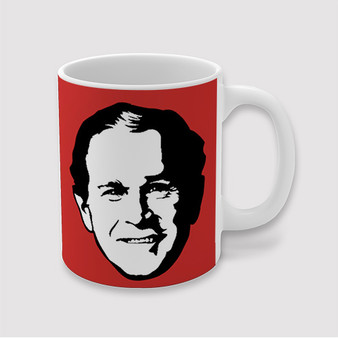 Pastele Qeorge W Bush Custom Ceramic Mug Awesome Personalized Printed 11oz 15oz 20oz Ceramic Cup Coffee Tea Milk Drink Bistro Wine Travel Party White Mugs With Grip Handle