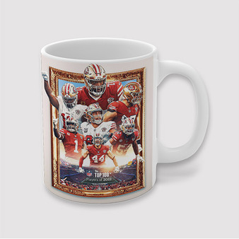 Pastele San Francisco 49ers NFL 2022 Custom Ceramic Mug Awesome Personalized Printed 11oz 15oz 20oz Ceramic Cup Coffee Tea Milk Drink Bistro Wine Travel Party White Mugs With Grip Handle