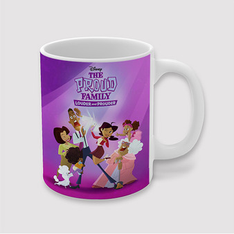 Pastele The Proud Family Louder and Prouder Custom Ceramic Mug Awesome Personalized Printed 11oz 15oz 20oz Ceramic Cup Coffee Tea Milk Drink Bistro Wine Travel Party White Mugs With Grip Handle