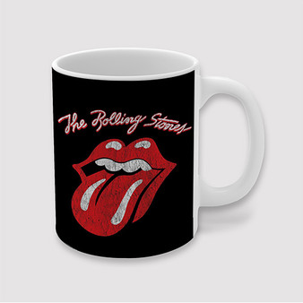 Pastele The Rolling Stones Classic Logo Custom Ceramic Mug Awesome Personalized Printed 11oz 15oz 20oz Ceramic Cup Coffee Tea Milk Drink Bistro Wine Travel Party White Mugs With Grip Handle
