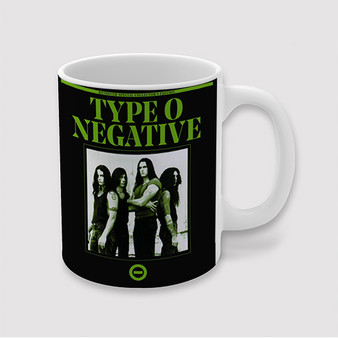 Pastele Type O Negative Band Custom Ceramic Mug Awesome Personalized Printed 11oz 15oz 20oz Ceramic Cup Coffee Tea Milk Drink Bistro Wine Travel Party White Mugs With Grip Handle