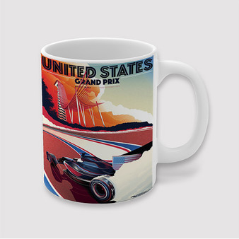 Pastele United States Grand Prix 2016 Custom Ceramic Mug Awesome Personalized Printed 11oz 15oz 20oz Ceramic Cup Coffee Tea Milk Drink Bistro Wine Travel Party White Mugs With Grip Handle