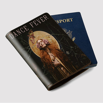 Pastele Florence The Machine Dance Fever Custom Passport Wallet Case With Credit Card Holder Awesome Personalized PU Leather Travel Trip Vacation Baggage Cover