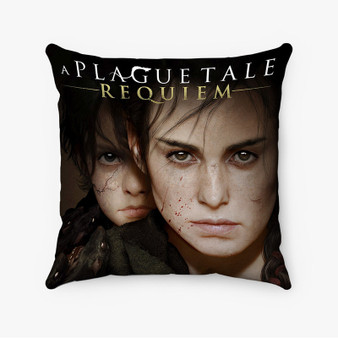 Pastele A Plague Tale Requiem Custom Pillow Case Awesome Personalized Spun Polyester Square Pillow Cover Decorative Cushion Bed Sofa Throw Pillow Home Decor