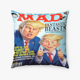 Pastele Alfred E Neuman Donald Trump Custom Pillow Case Awesome Personalized Spun Polyester Square Pillow Cover Decorative Cushion Bed Sofa Throw Pillow Home Decor