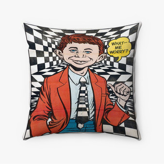 Pastele Alfred E Neuman What We Worry Custom Pillow Case Awesome Personalized Spun Polyester Square Pillow Cover Decorative Cushion Bed Sofa Throw Pillow Home Decor