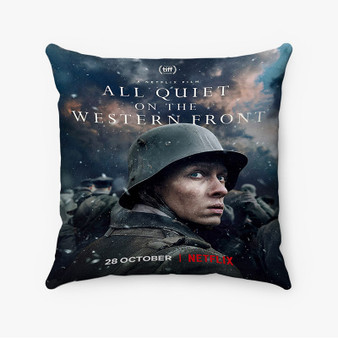 Pastele All Quiet on the Western Front Custom Pillow Case Awesome Personalized Spun Polyester Square Pillow Cover Decorative Cushion Bed Sofa Throw Pillow Home Decor