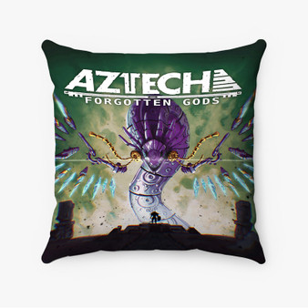 Pastele Aztech Forgotten Gods Custom Pillow Case Awesome Personalized Spun Polyester Square Pillow Cover Decorative Cushion Bed Sofa Throw Pillow Home Decor