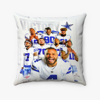 Pastele Dallas Cowboys NFL 2022 Custom Pillow Case Awesome Personalized Spun Polyester Square Pillow Cover Decorative Cushion Bed Sofa Throw Pillow Home Decor