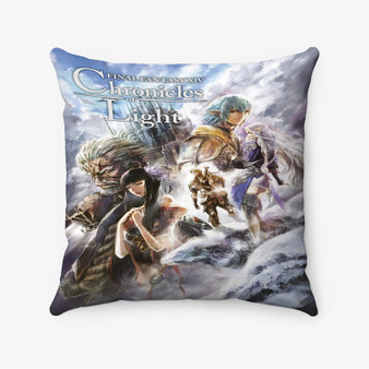 Pastele Final Fantasy XIV Chronicles of Light Custom Pillow Case Awesome Personalized Spun Polyester Square Pillow Cover Decorative Cushion Bed Sofa Throw Pillow Home Decor