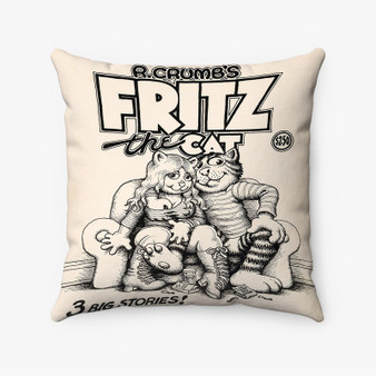 Pastele Fritz The Cat R Crumbs Custom Pillow Case Awesome Personalized Spun Polyester Square Pillow Cover Decorative Cushion Bed Sofa Throw Pillow Home Decor