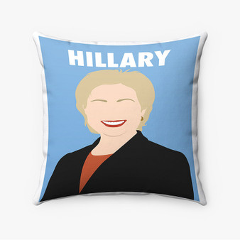 Pastele Hillary Clinton Custom Pillow Case Awesome Personalized Spun Polyester Square Pillow Cover Decorative Cushion Bed Sofa Throw Pillow Home Decor