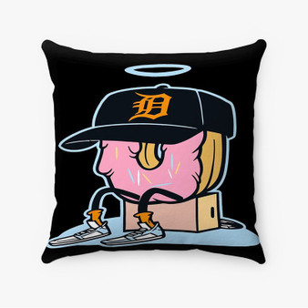 Pastele J Dilla Donuts Custom Pillow Case Awesome Personalized Spun Polyester Square Pillow Cover Decorative Cushion Bed Sofa Throw Pillow Home Decor