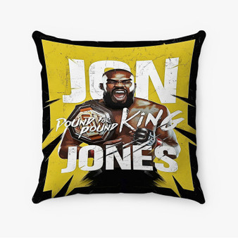 Pastele Jon Jones UFC Custom Pillow Case Awesome Personalized Spun Polyester Square Pillow Cover Decorative Cushion Bed Sofa Throw Pillow Home Decor