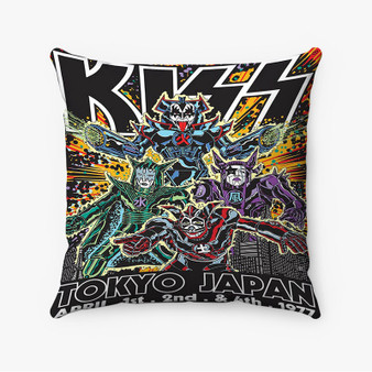 Pastele Kiss Tokyo Japan Custom Pillow Case Awesome Personalized Spun Polyester Square Pillow Cover Decorative Cushion Bed Sofa Throw Pillow Home Decor