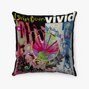 Pastele Living Colour Vivid Custom Pillow Case Awesome Personalized Spun Polyester Square Pillow Cover Decorative Cushion Bed Sofa Throw Pillow Home Decor