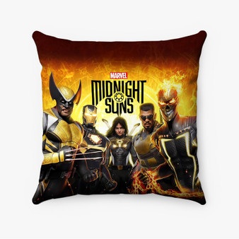 Pastele Marvel s Midnight Suns PS5 Custom Pillow Case Awesome Personalized Spun Polyester Square Pillow Cover Decorative Cushion Bed Sofa Throw Pillow Home Decor
