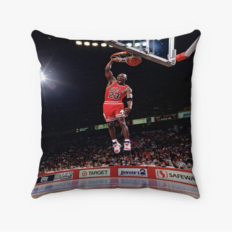 Pastele Michael Jordan Dunk Custom Pillow Case Awesome Personalized Spun Polyester Square Pillow Cover Decorative Cushion Bed Sofa Throw Pillow Home Decor