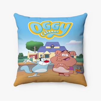 Pastele Oggy and the Cockroaches Next Generation Custom Pillow Case Awesome Personalized Spun Polyester Square Pillow Cover Decorative Cushion Bed Sofa Throw Pillow Home Decor