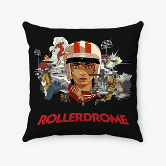 Pastele Rollerdrome Custom Pillow Case Awesome Personalized Spun Polyester Square Pillow Cover Decorative Cushion Bed Sofa Throw Pillow Home Decor