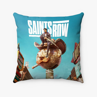 Pastele Saints Row Custom Pillow Case Awesome Personalized Spun Polyester Square Pillow Cover Decorative Cushion Bed Sofa Throw Pillow Home Decor