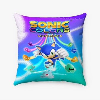 Pastele Sonic Colors Ultimate Custom Pillow Case Awesome Personalized Spun Polyester Square Pillow Cover Decorative Cushion Bed Sofa Throw Pillow Home Decor