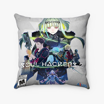 Pastele Soul Hackers Custom Pillow Case Awesome Personalized Spun Polyester Square Pillow Cover Decorative Cushion Bed Sofa Throw Pillow Home Decor