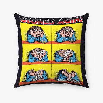 Pastele Stoned Agin Robert Crumb Custom Pillow Case Awesome Personalized Spun Polyester Square Pillow Cover Decorative Cushion Bed Sofa Throw Pillow Home Decor