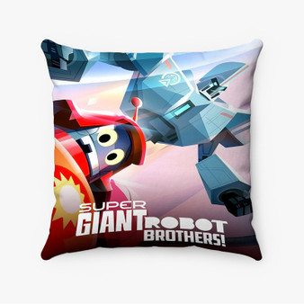 Pastele Super Giant Robot Brothers Custom Pillow Case Awesome Personalized Spun Polyester Square Pillow Cover Decorative Cushion Bed Sofa Throw Pillow Home Decor