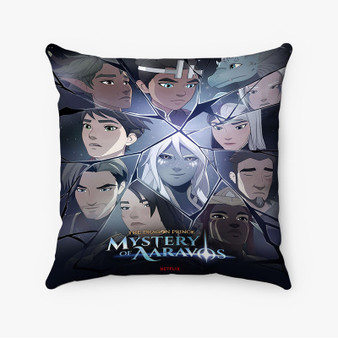 Pastele The Dragon Prince The Mystery of Aaravos Custom Pillow Case Awesome Personalized Spun Polyester Square Pillow Cover Decorative Cushion Bed Sofa Throw Pillow Home Decor