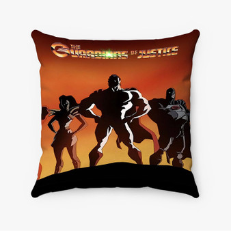 Pastele The Guardians of Justice Custom Pillow Case Awesome Personalized Spun Polyester Square Pillow Cover Decorative Cushion Bed Sofa Throw Pillow Home Decor