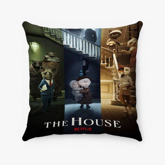 Pastele The House Custom Pillow Case Awesome Personalized Spun Polyester Square Pillow Cover Decorative Cushion Bed Sofa Throw Pillow Home Decor