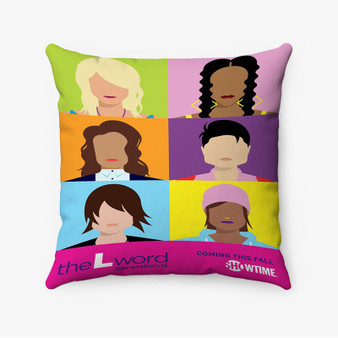 Pastele The L Word Art Custom Pillow Case Awesome Personalized Spun Polyester Square Pillow Cover Decorative Cushion Bed Sofa Throw Pillow Home Decor