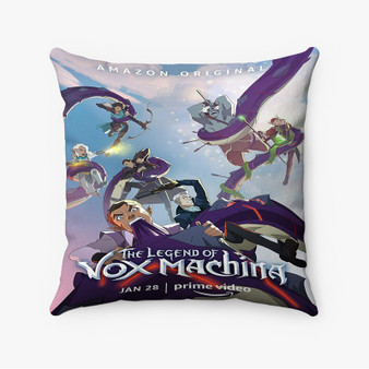 Pastele The Legend of Vox Machina Custom Pillow Case Awesome Personalized Spun Polyester Square Pillow Cover Decorative Cushion Bed Sofa Throw Pillow Home Decor