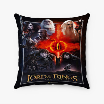 Pastele The Lord Of The Rings The Two Towers Custom Pillow Case Awesome Personalized Spun Polyester Square Pillow Cover Decorative Cushion Bed Sofa Throw Pillow Home Decor